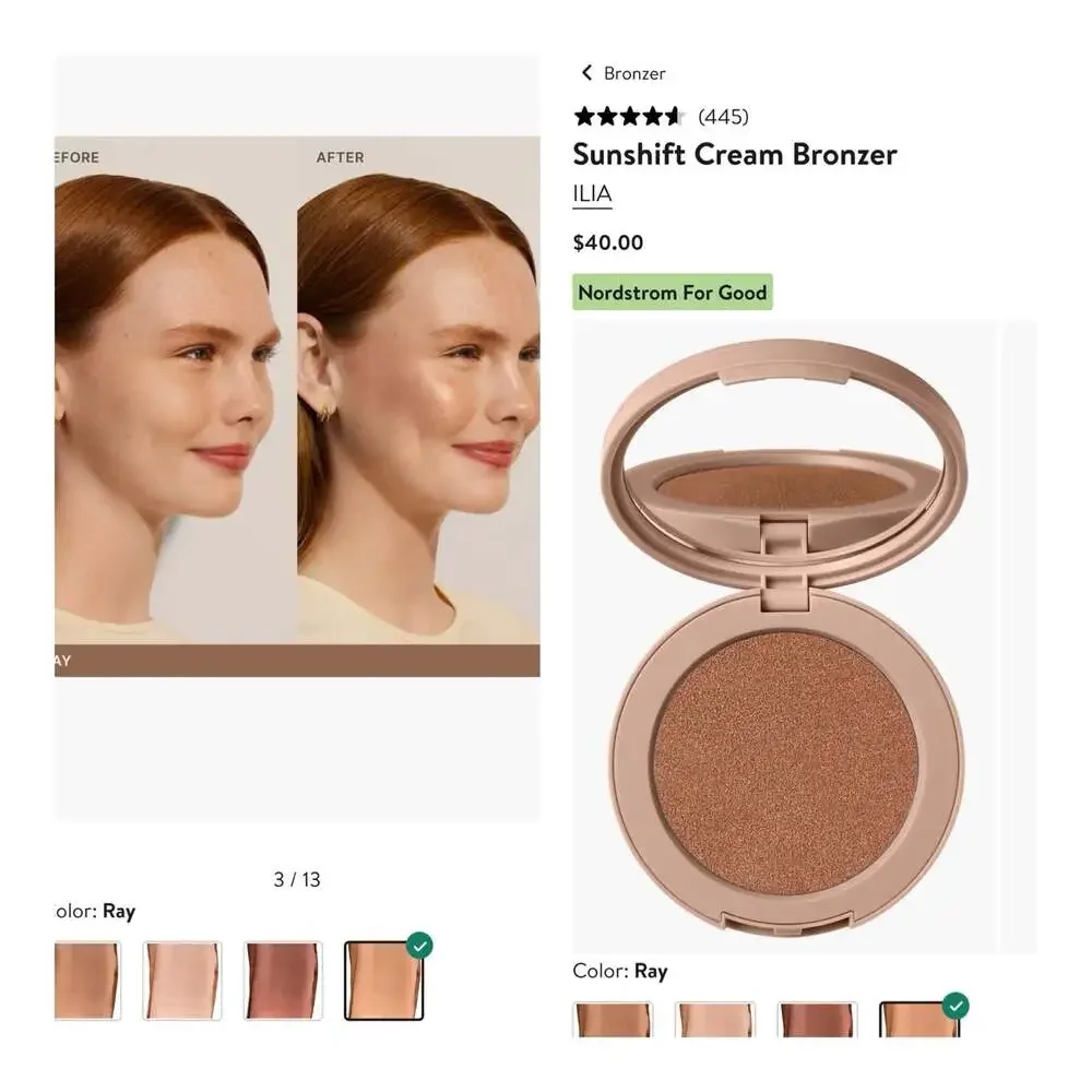 ILIA Sunshift Cream Bronzer in Shade Ray